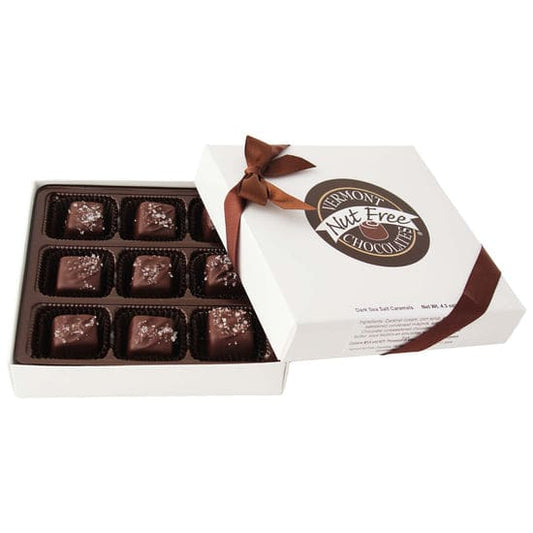 Vermont Nut Free Chocolates Dark Sea Salt Caramels - 9pc