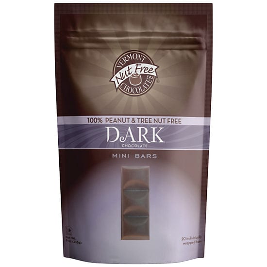 Vermont Nut Free Chocolates Mini Bars - Bag of 20 - Dark