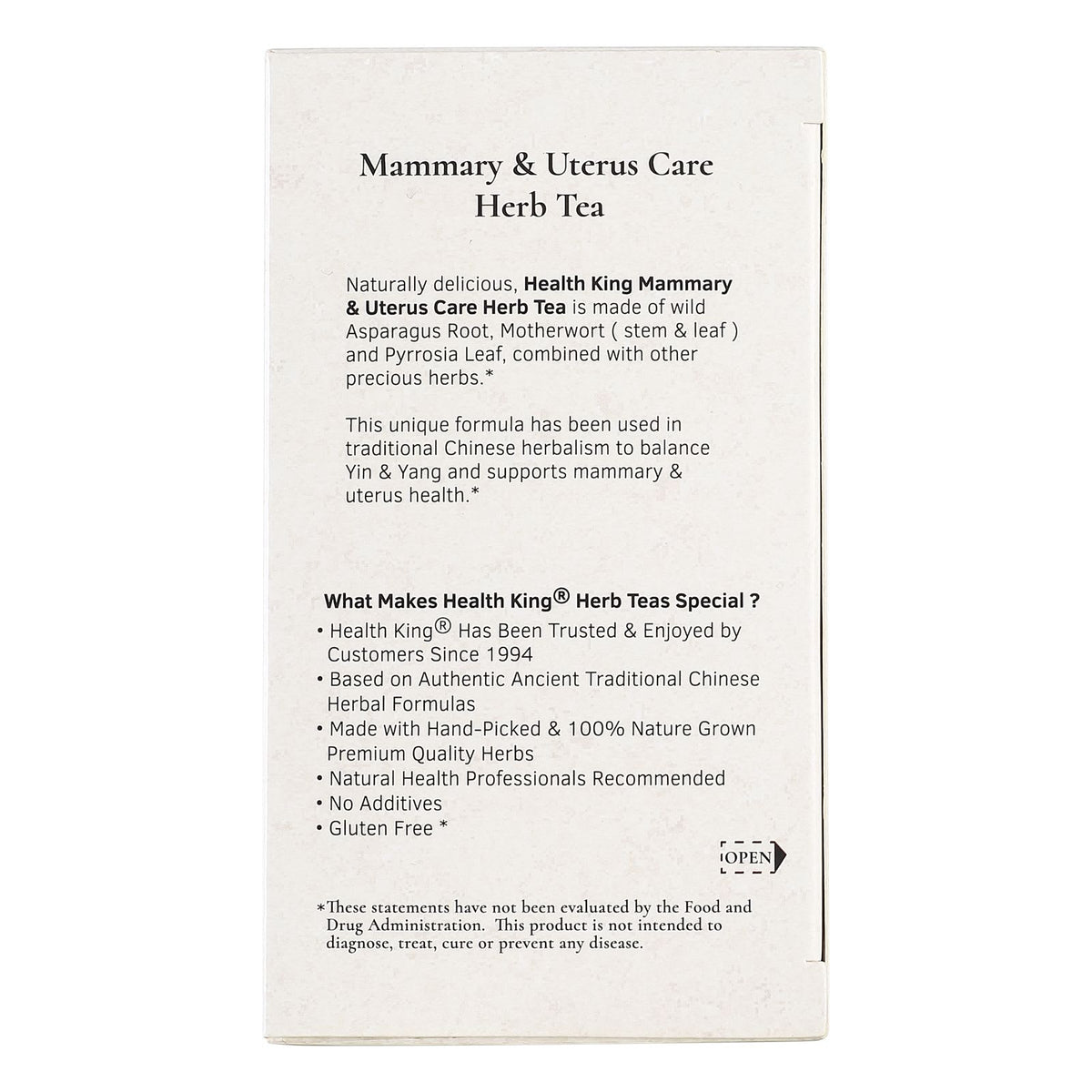 Mammary & Uterus Care Herb Tea