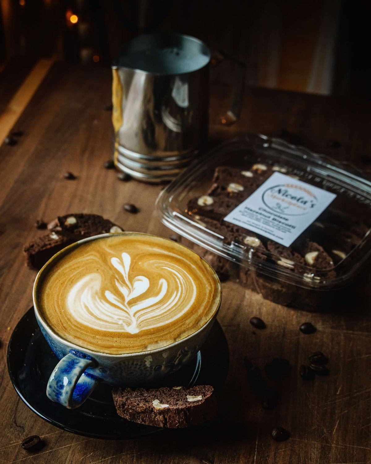 Chocolate Hazelnut Biscotti