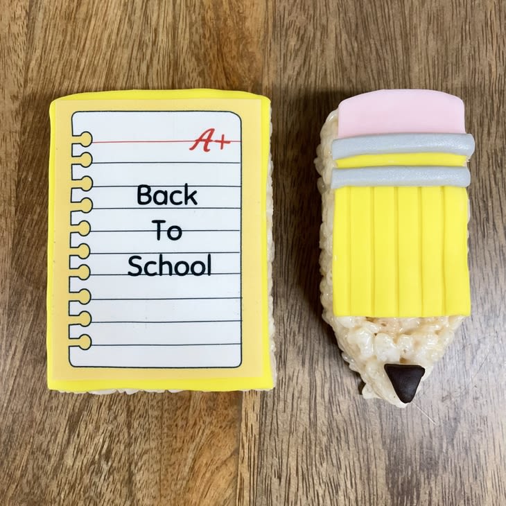 Back To School Assortment Rice Crispie Treats