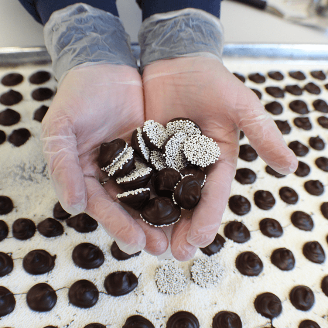 Dark Chocolate Non Pareils 16-Feb
