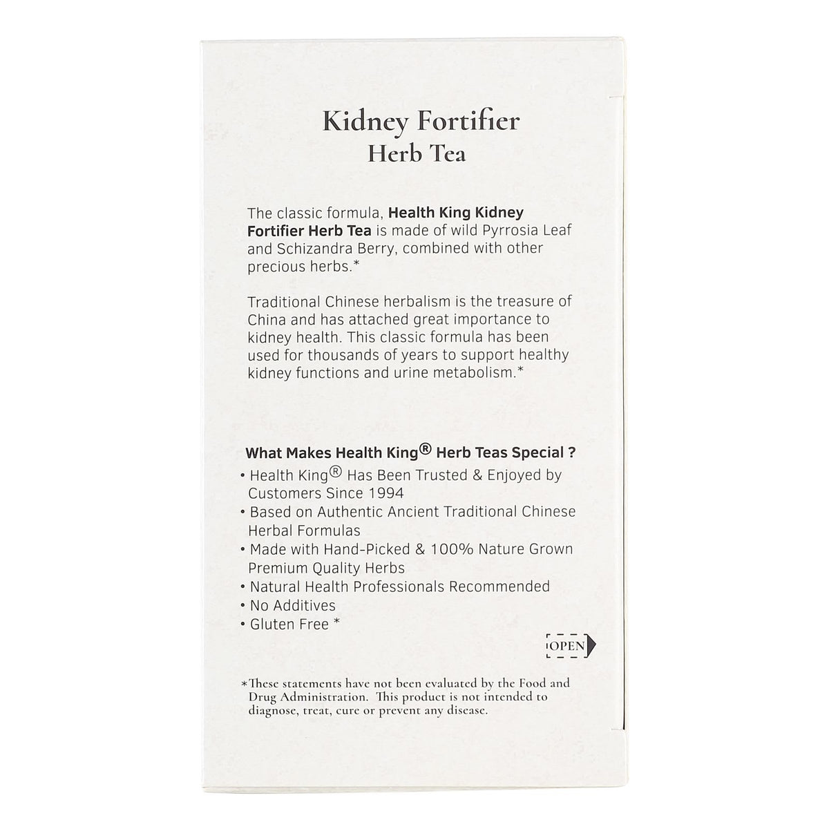 Kidney Fortifier Herb Tea