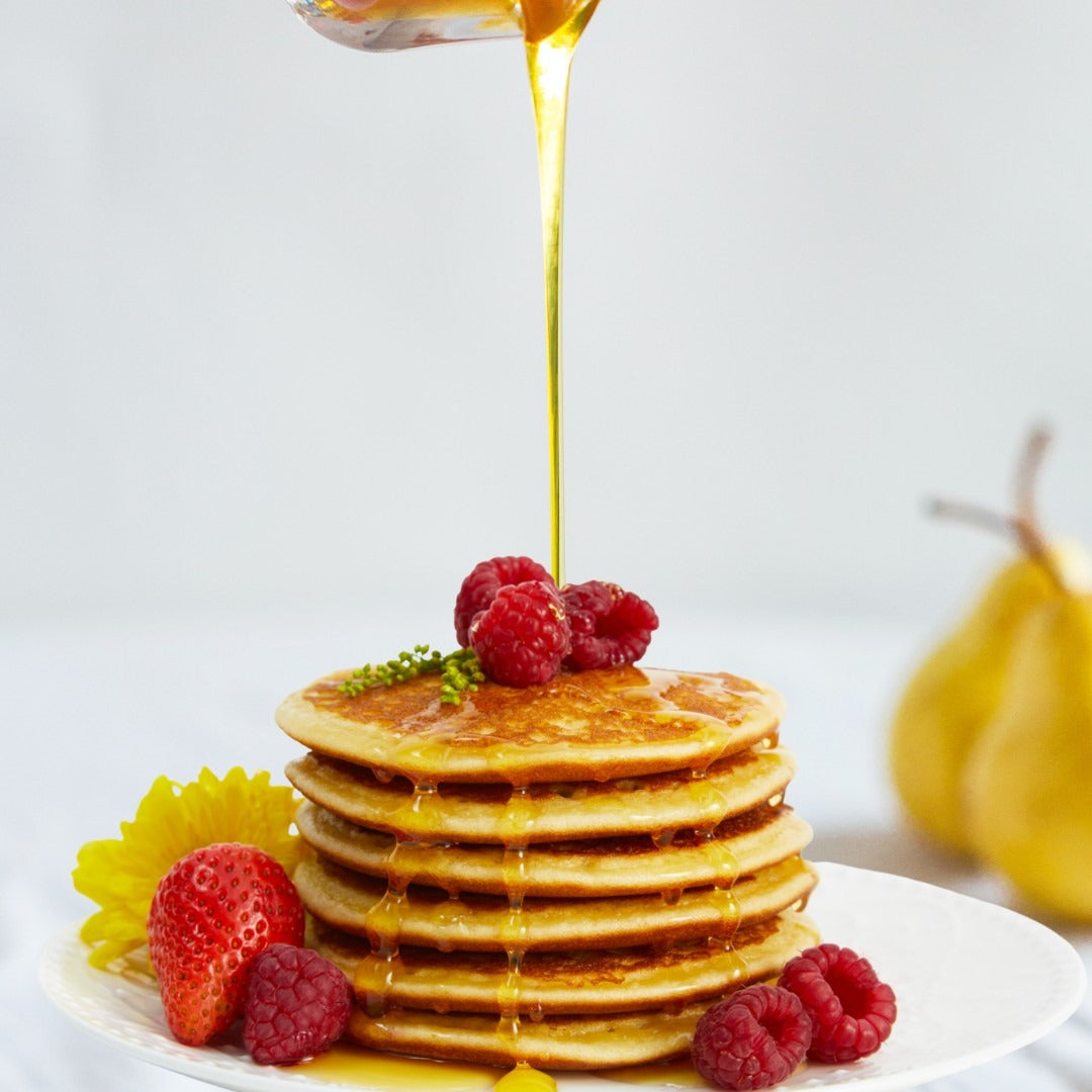 Bakerly French Pancakes To-Go styled on a table