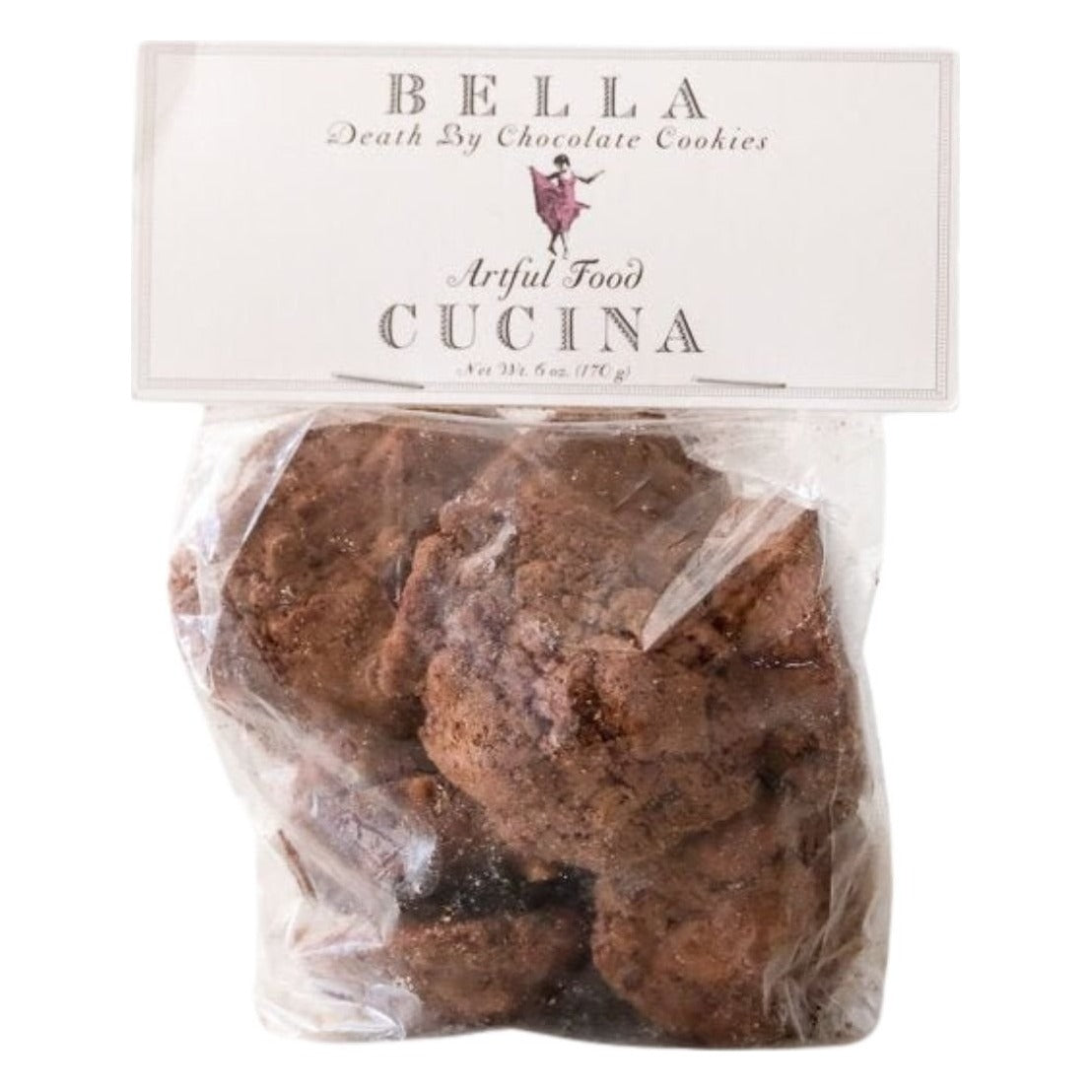 Bella Cucina Death by Chocolate Cookies styled on a table
