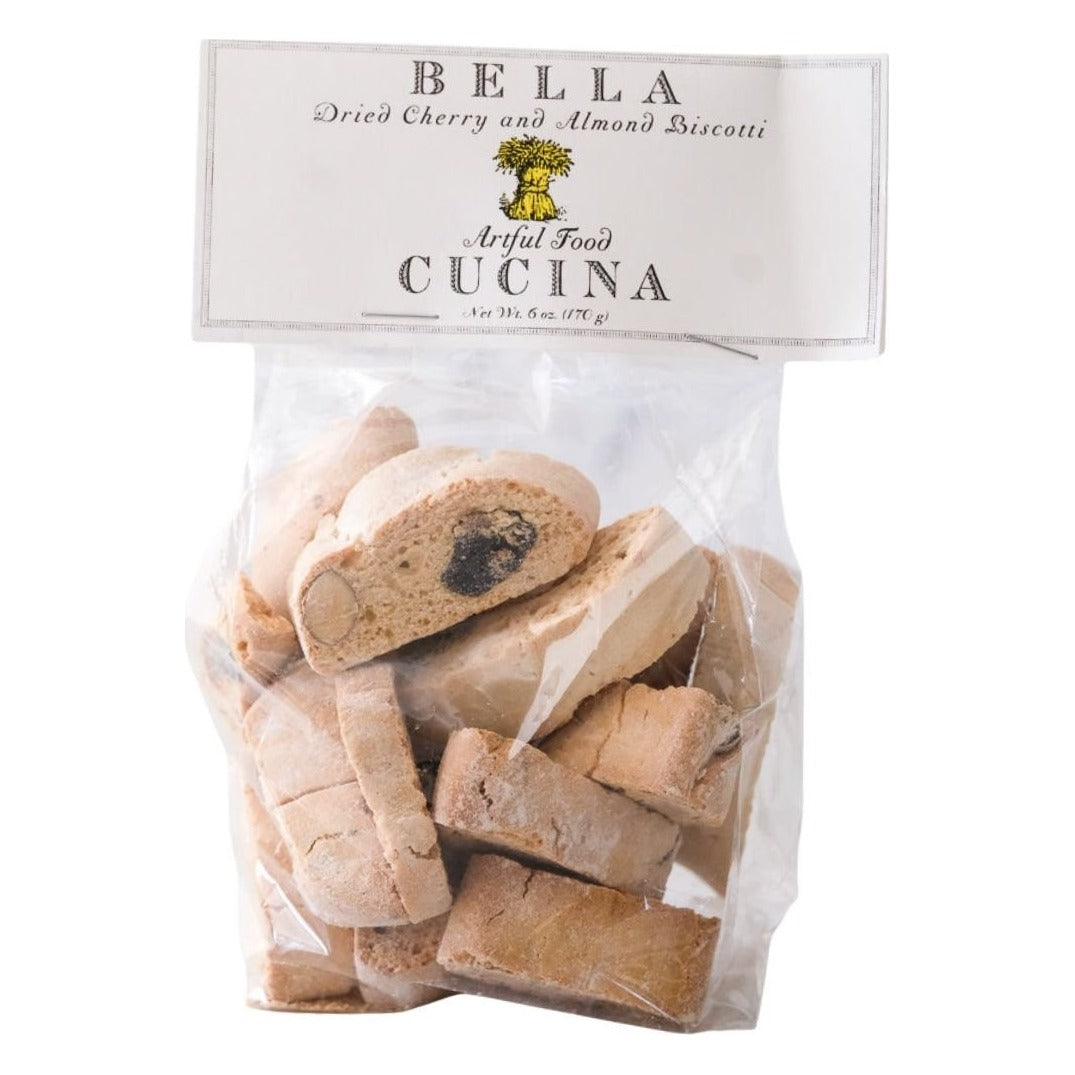 Bella Cucina Dried Cherry & Almond Biscotti, front of the package