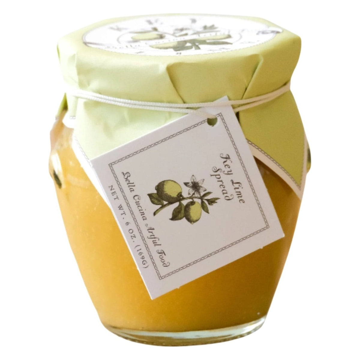 Bella Cucina Key Lime Spread styled on a table