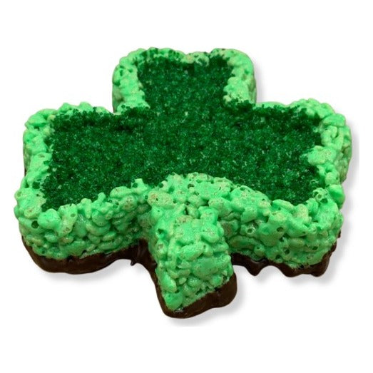 Creative Crispies Co. Mint Chocolate Shamrock Rice Crispie Treat, front of the package