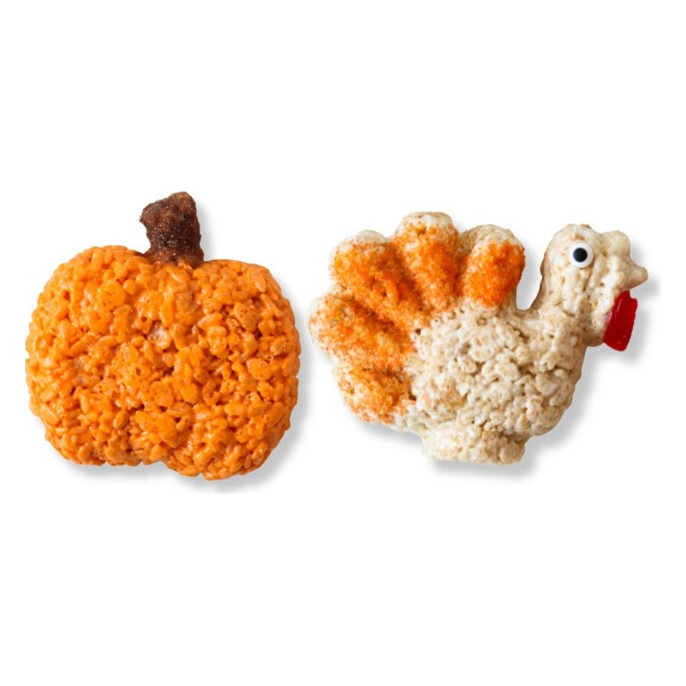 Creative Crispies Co. Turkey and Pumpkin Rice Crispie Treat, front of the package