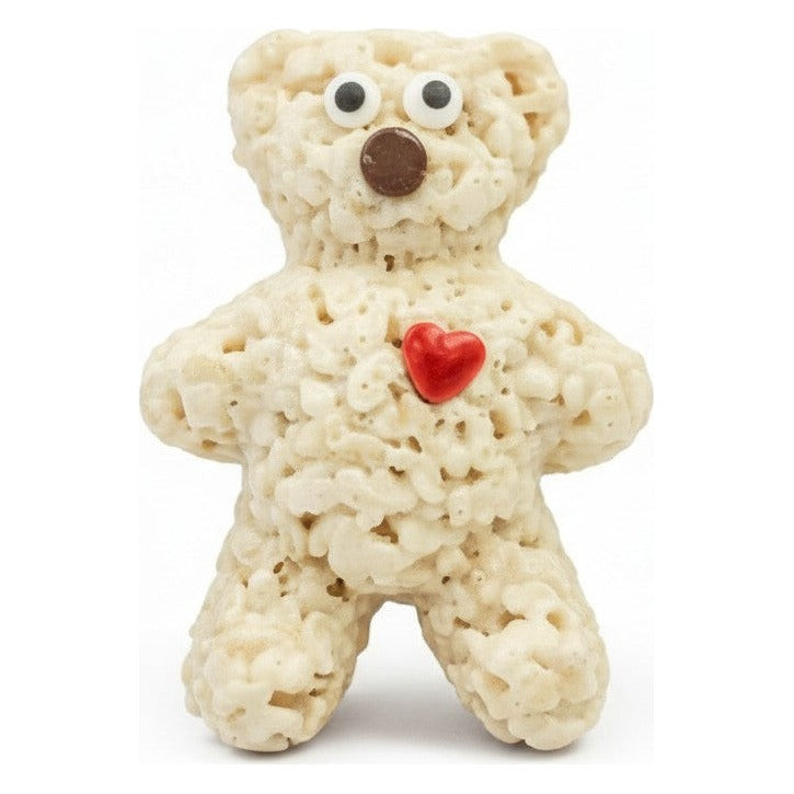 Creative Crispies Co. Valentine's Day Bear Rice Crispie Treat, front of the package