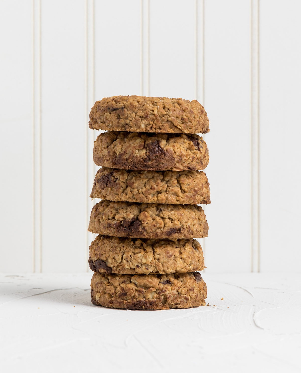 Kayak Cookies Chunky Chocolate Pecan Cookie styled on a table