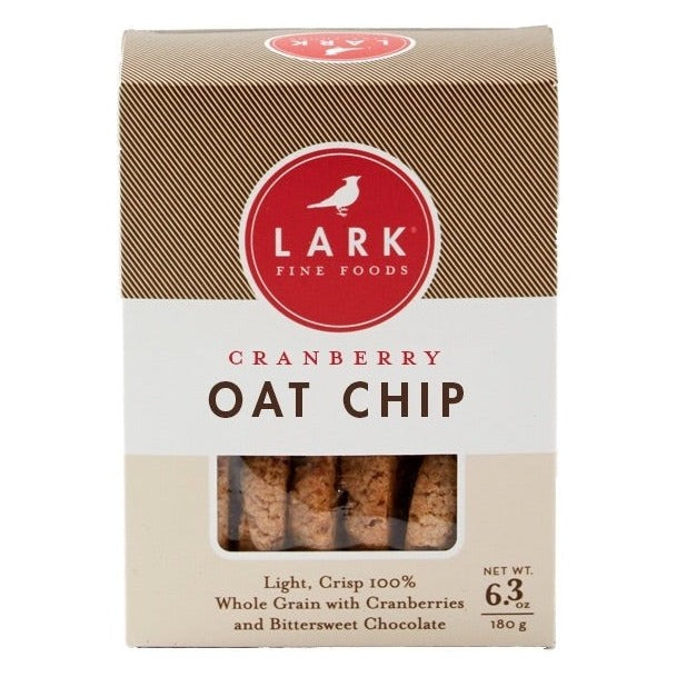 Lark Fine Foods Cranberry Oat Chip, front of the package