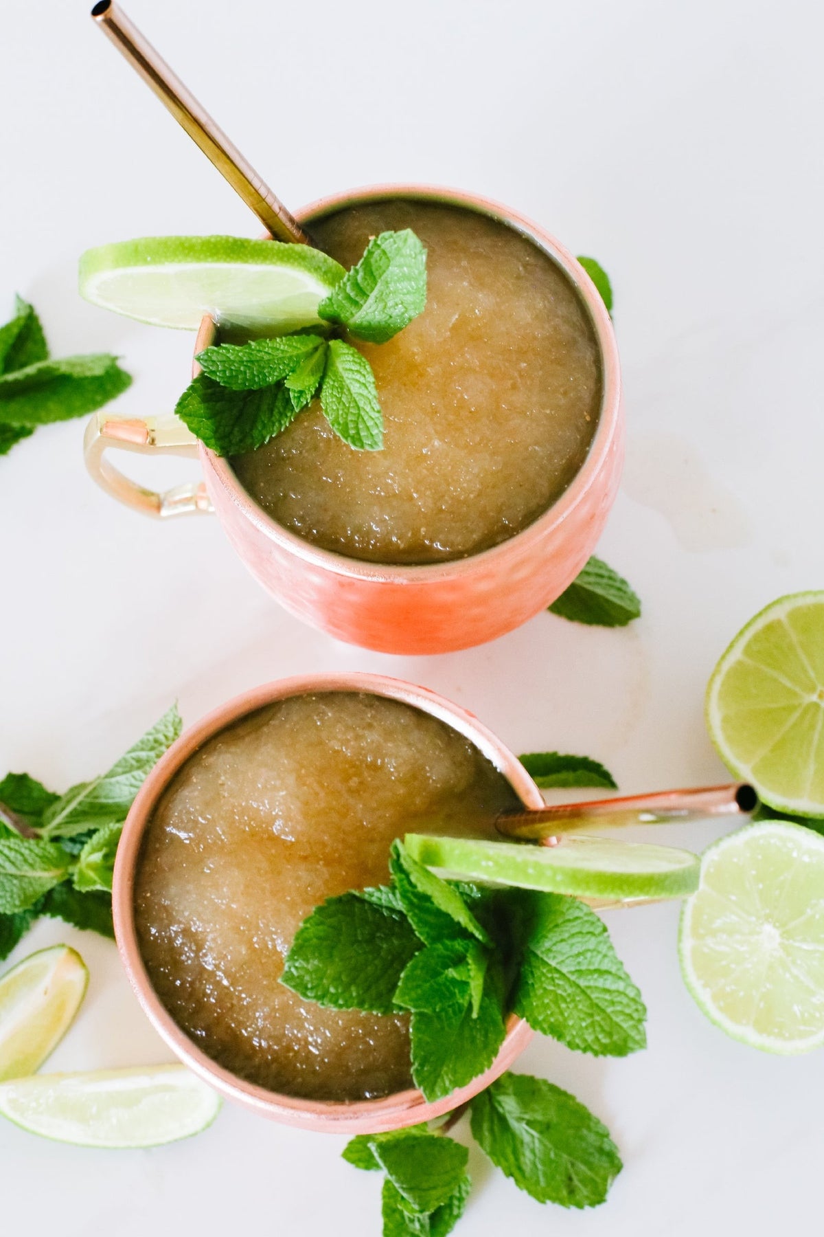 Lush Wine Mix Moscow Mule Wine Mix styled on a table