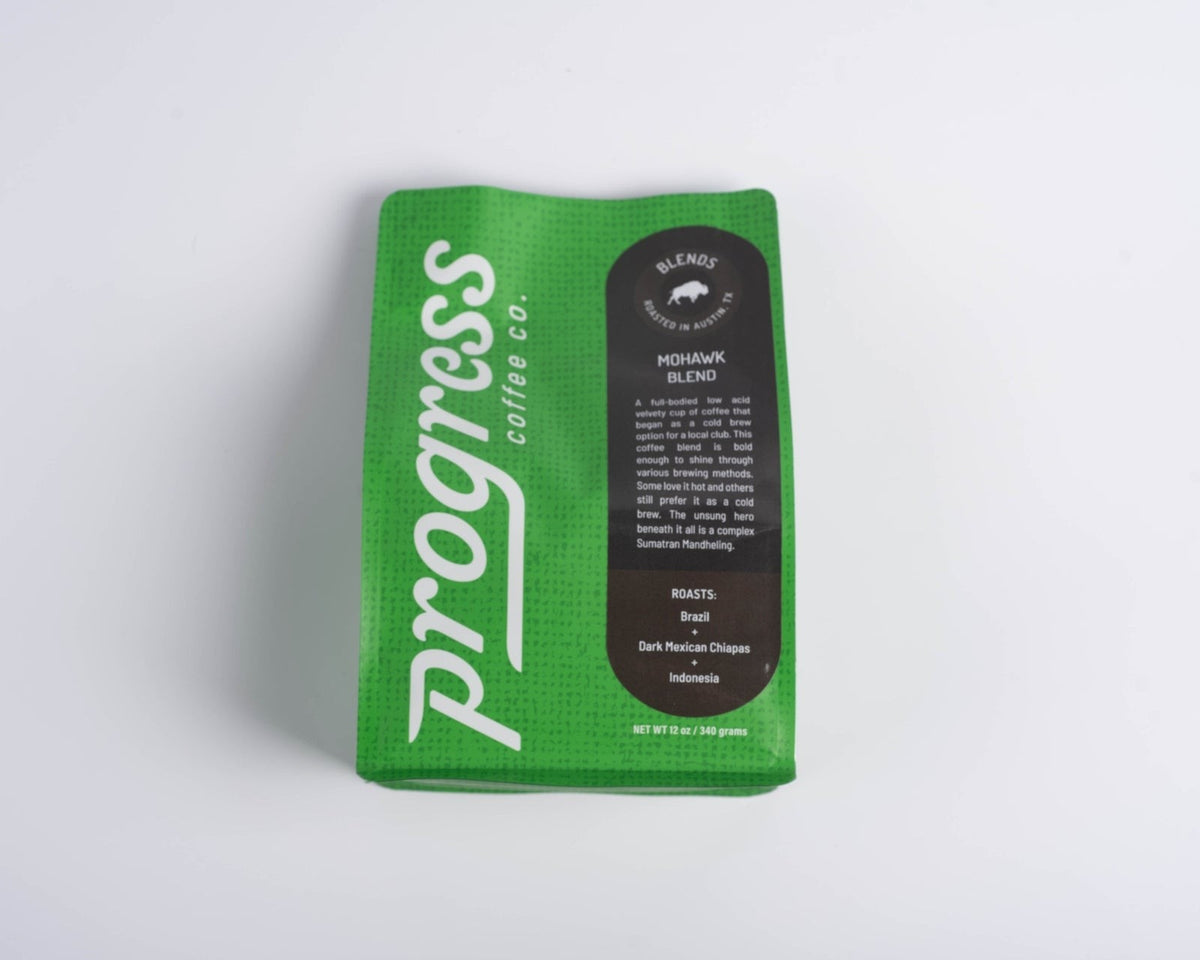 Progress Coffee Roasting Mohawk Blend - Whole Bean, front of the package