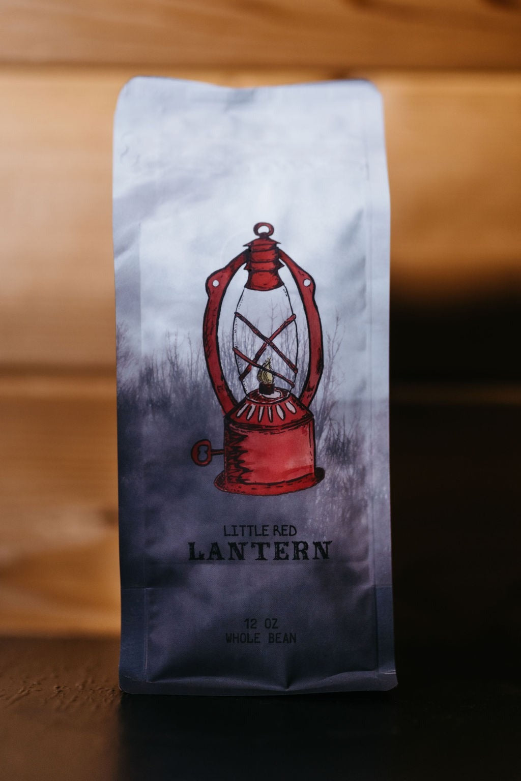 Scotchman's Coffee Little Red Lantern Whole Bean Coffee, front of the package