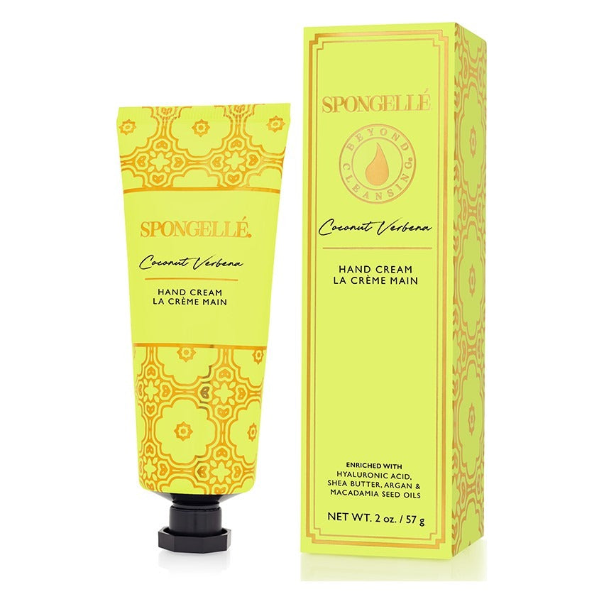 Spongellé Coconut Verbena Hand Cream, front of the package