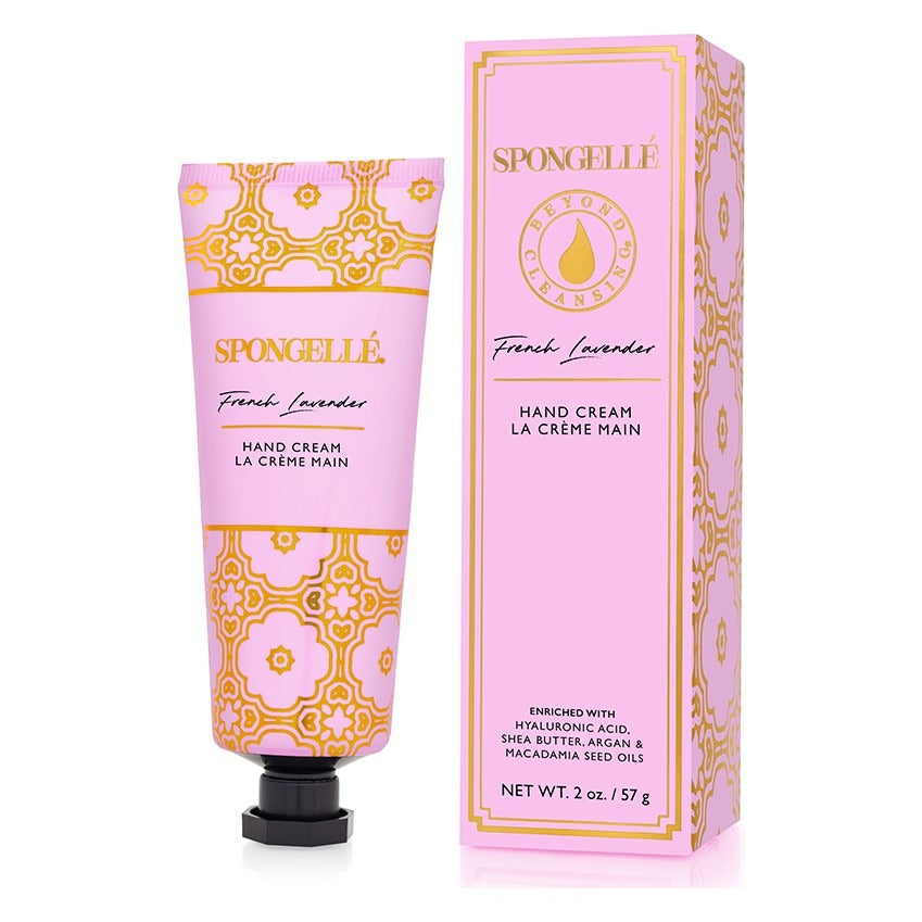 Spongellé French Lavender Hand Cream, front of the package