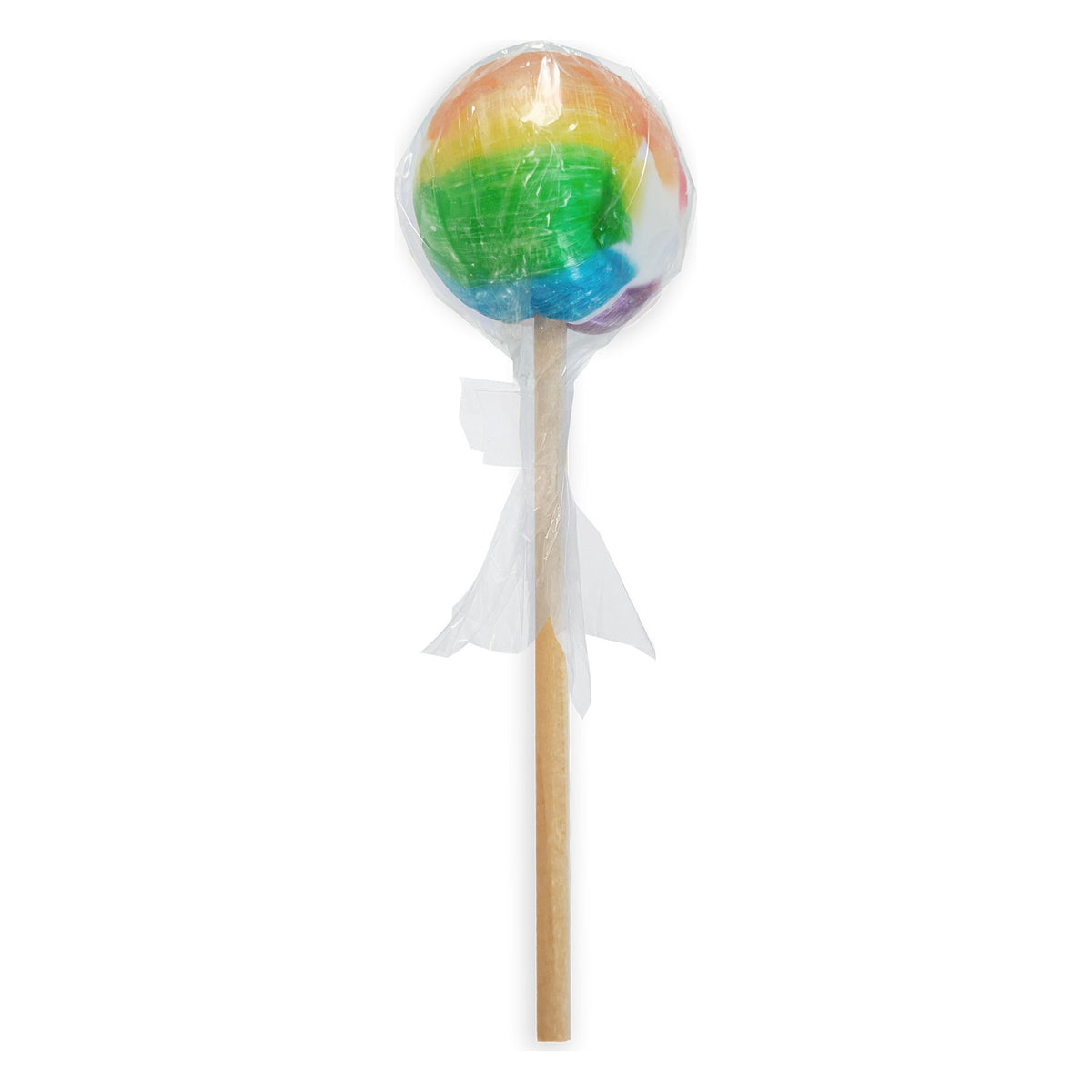 Startup Candy Co. Rainbow Watermelon Jumbo Pop, Wooden-Stick Lollipop, front of the package