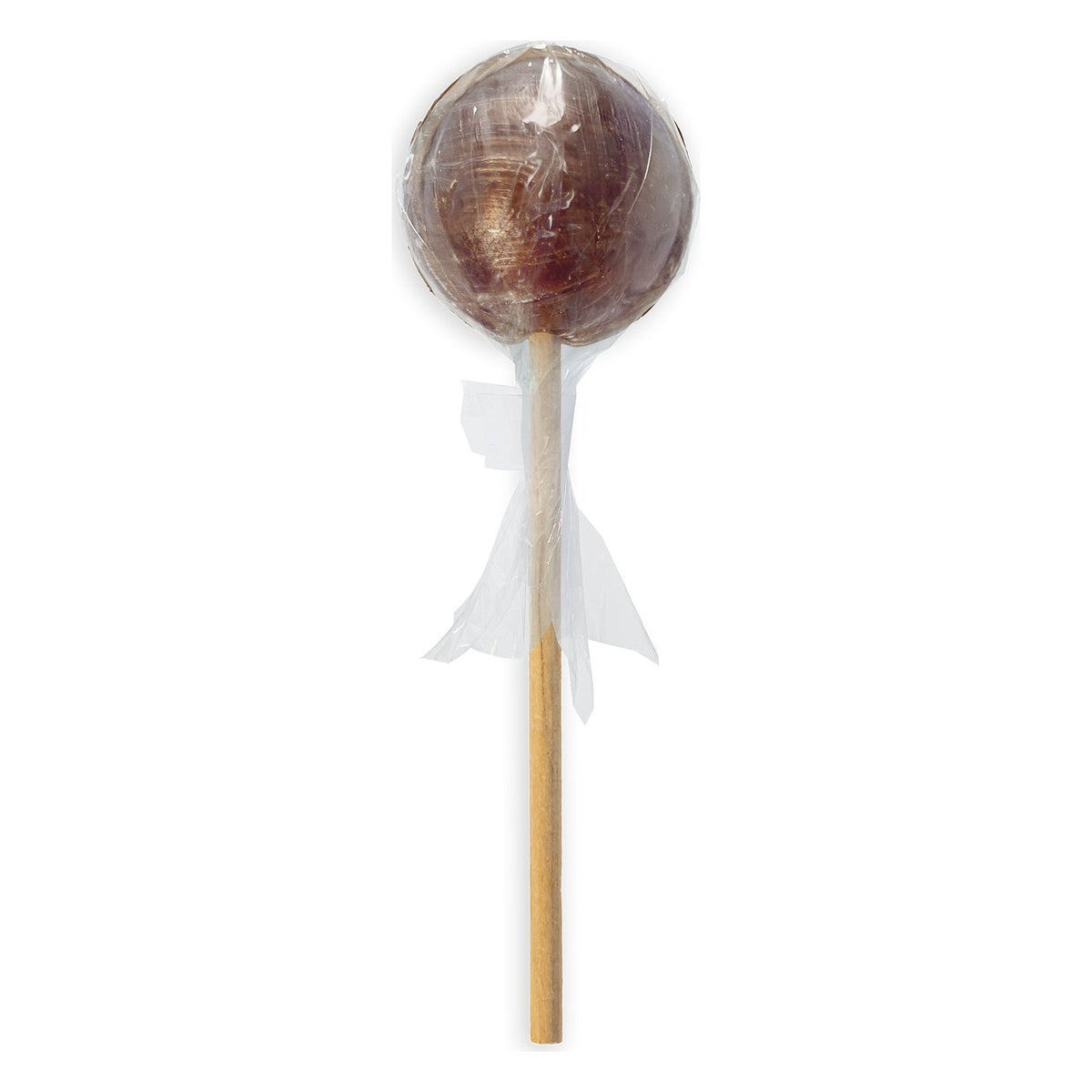 Startup Candy Co. Root Beer Jumbo Pop, Wooden-Stick Lollipop, front of the package