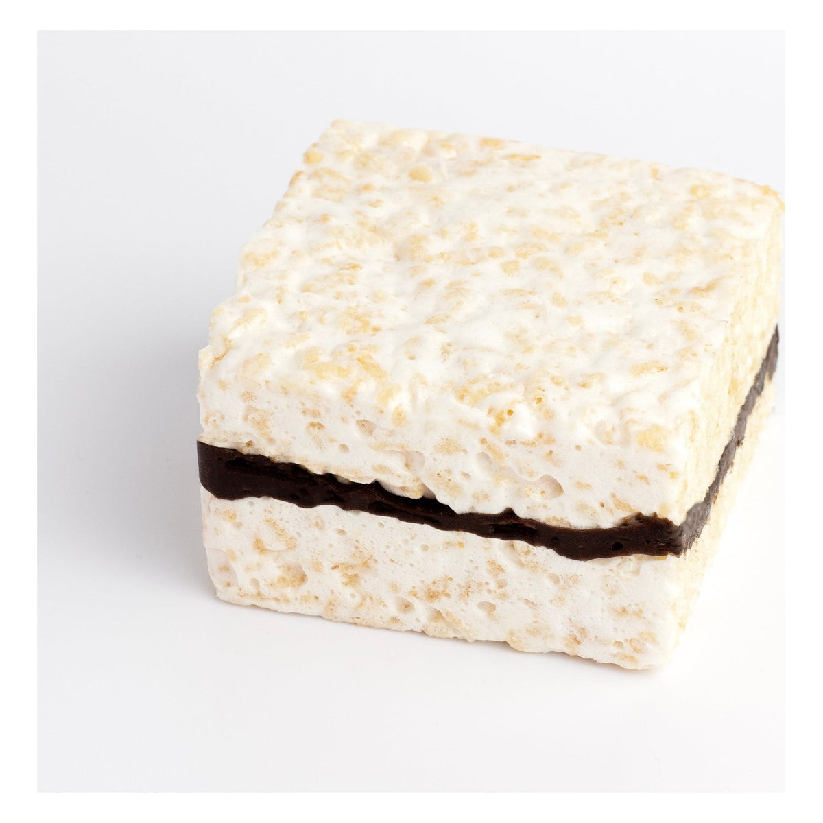 The Crispery Chocolate Caramel Crispycake, Marshmallow Crispy Rice Treat, front of the package