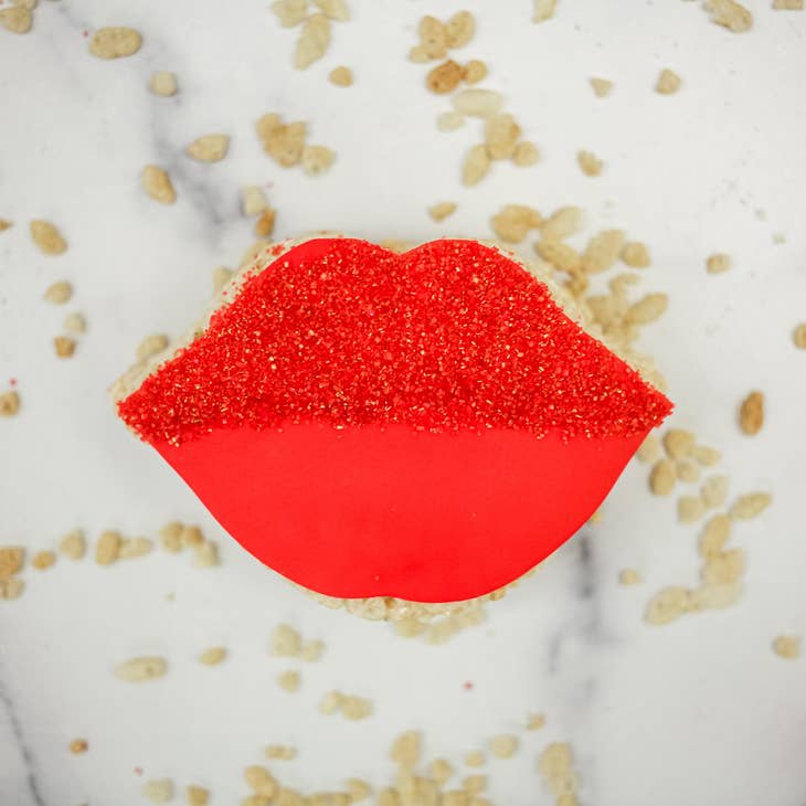 Valentine's Day Lip Rice Crispie Treats