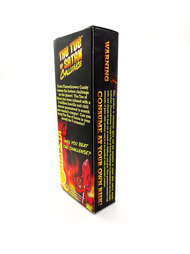 Flamethrower Candy's Toes of Satan Challenge