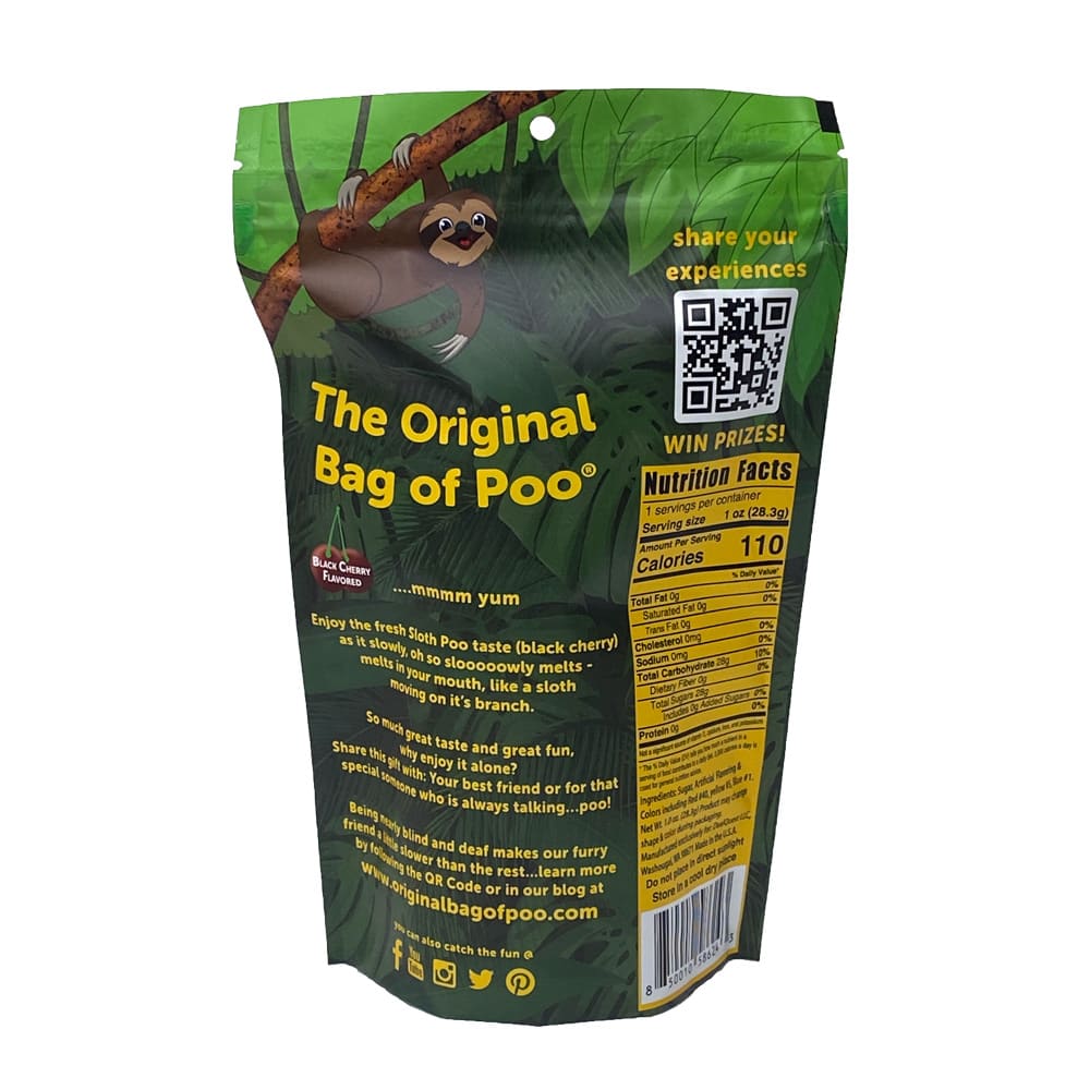 The Original Bag of Poo - Sloth Cotton Candy 17001-cs