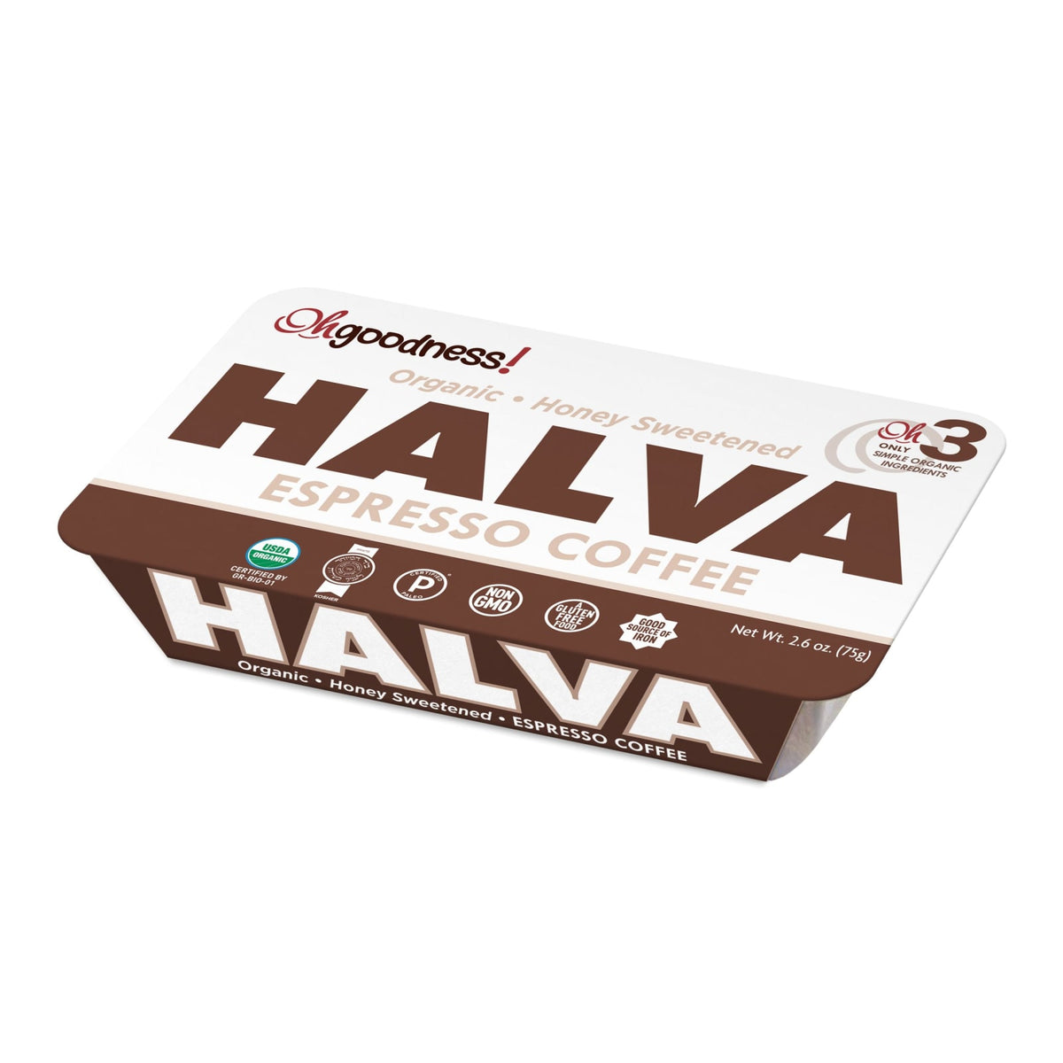 Wellbee's Oh, Goodness Honey Halva - Espresso