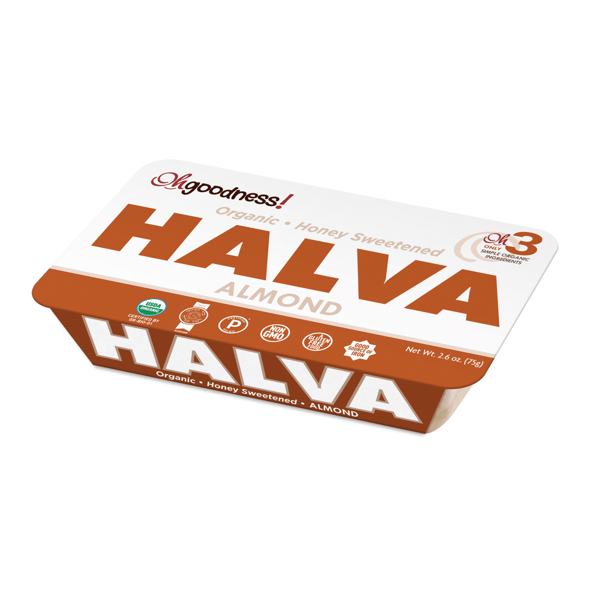 Wellbee's Oh, Goodness Honey Halva - Almond
