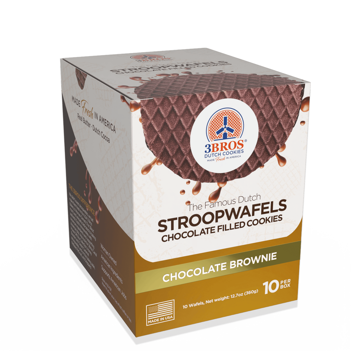 Chocolate Brownie Stroopwafels CB40