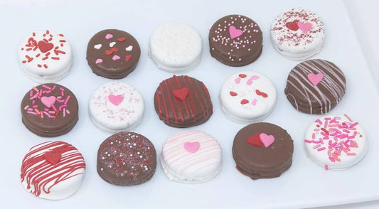 Wild Angel Treats Gourmet Chocolate Covered Oreos - Dark, Valentine's Day