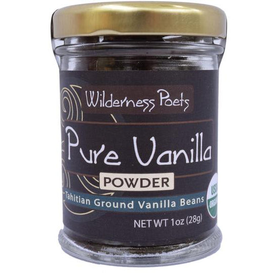 Wilderness Poets Pure Vanilla Powder | Tahitian Ground Vanilla Beans