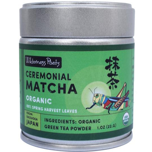 Wilderness Poets Ceremonial Matcha Green Tea Powder