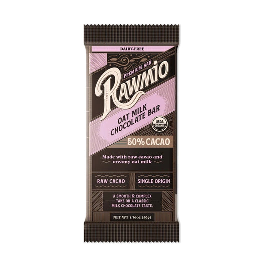Windy City Organics Premium Chocolate Bars - Organic Premium Oat Milk Chocolate Bar - 50%