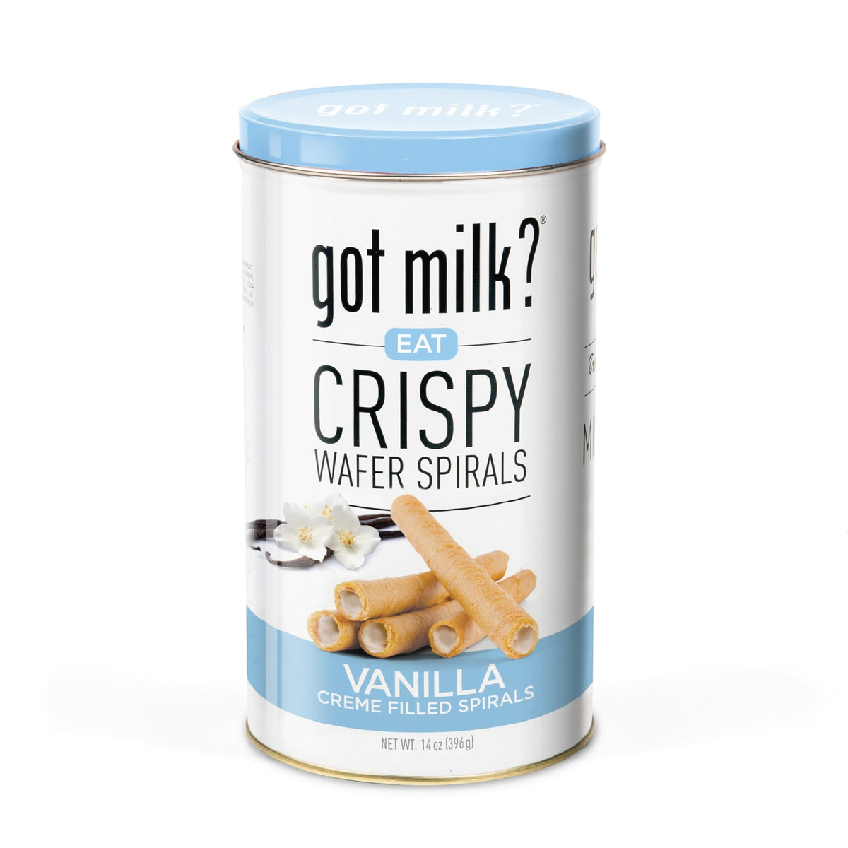 14oz Got Milk Cookies - Wafer Spirals Tin GMWSVN14-06