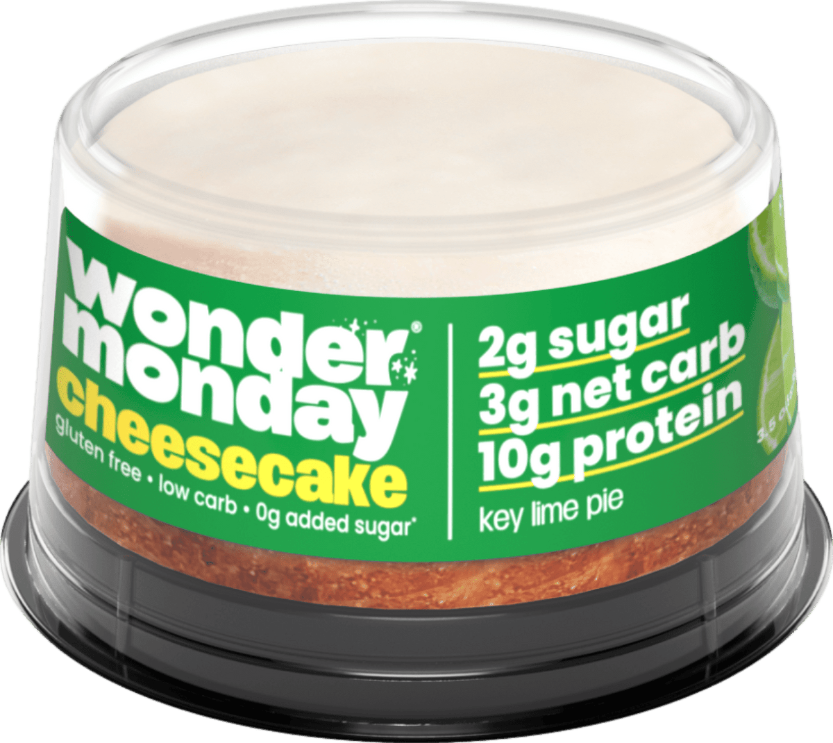 Wonder Monday Low Sugar, Low Carb, High Protein, Gluten Free Cheesecakes - Key Lime