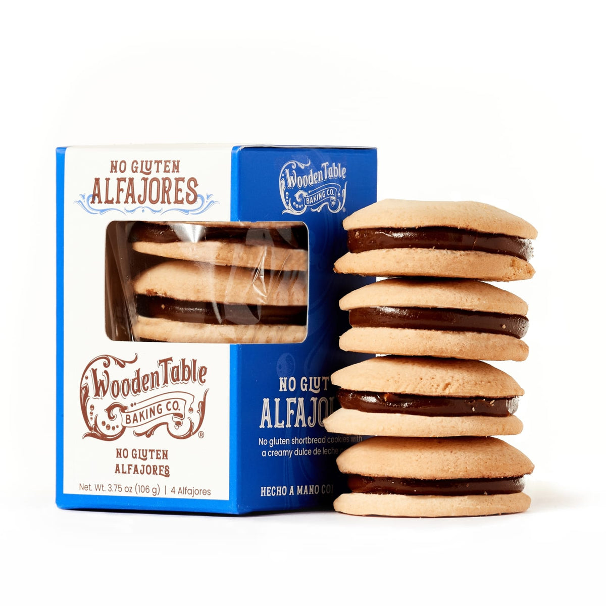 Wooden Table Baking Co 4-Pack Alfajores - No Gluten