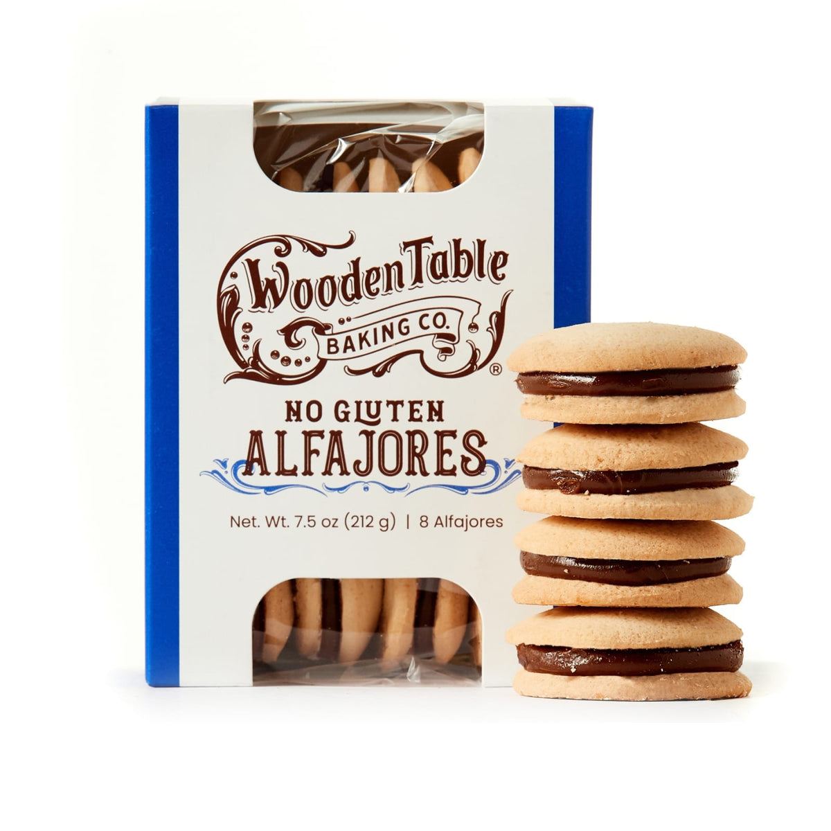 Wooden Table Baking Co 8-Pack Alfajores - No Gluten