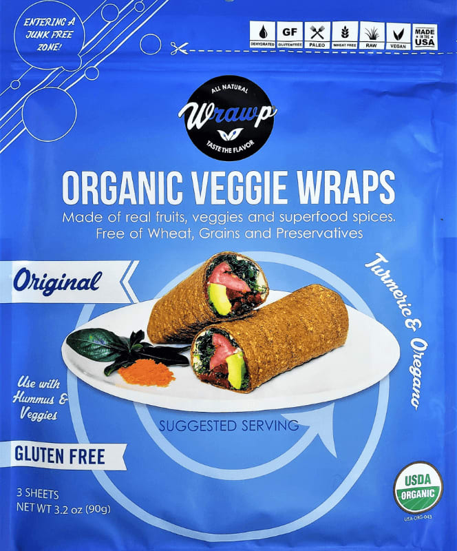 Wrawp Veggie Wraps - Mini, Original