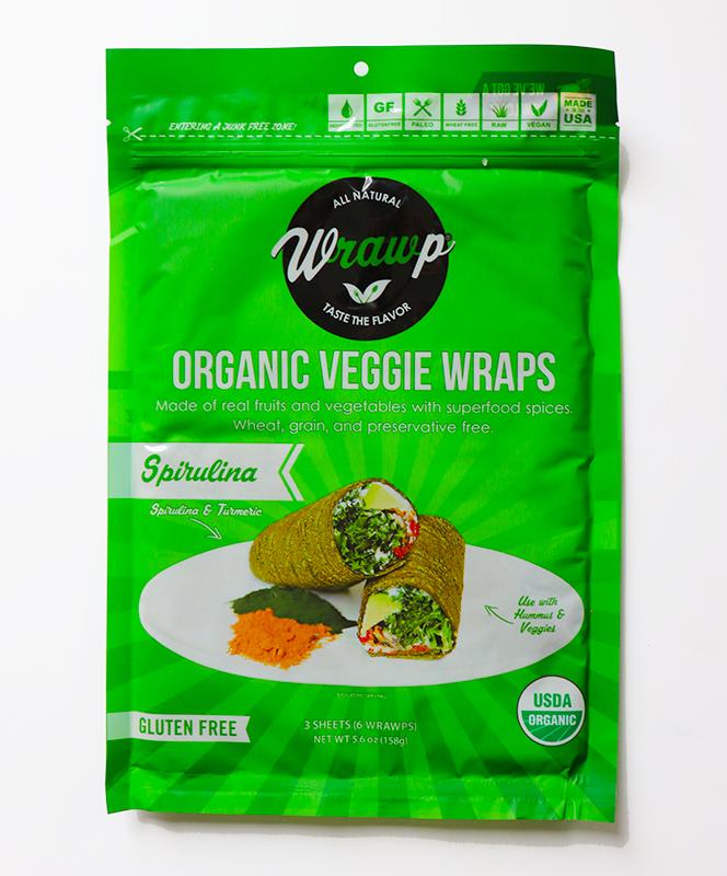 Wrawp Veggie Wraps - Regular, Spirulina