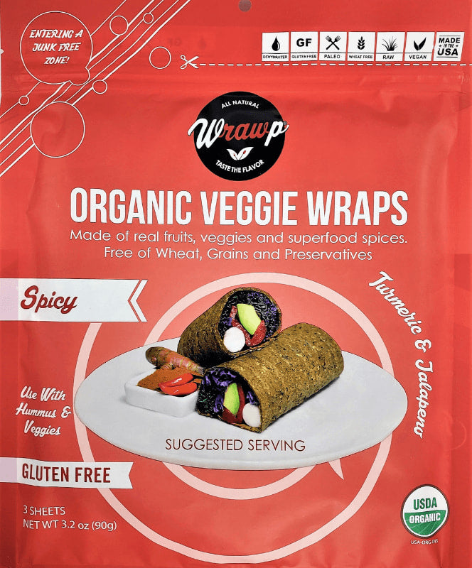 Wrawp Veggie Wraps - Mini, Spicy