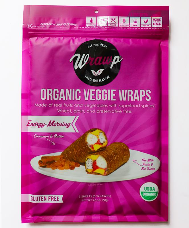 Wrawp Veggie Wraps - Regular, Energy Morning