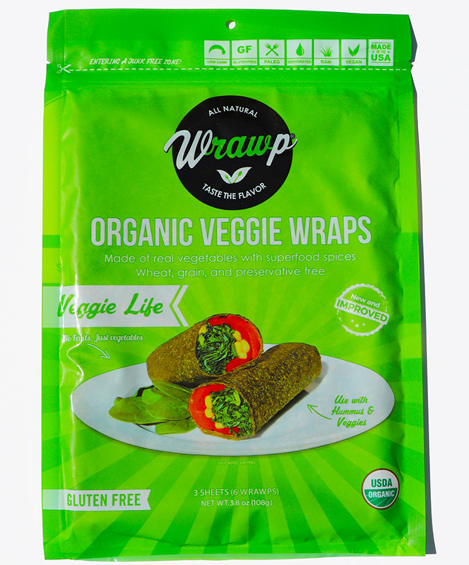 Wrawp Veggie Wraps - Regular, Veggie Life