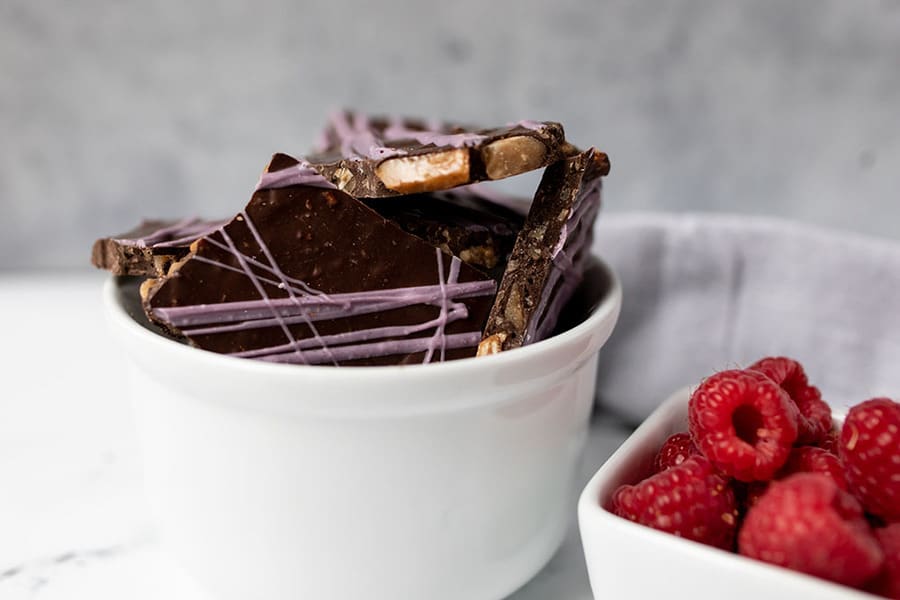 Chocolate Bark b-pouch-rasp-8oz