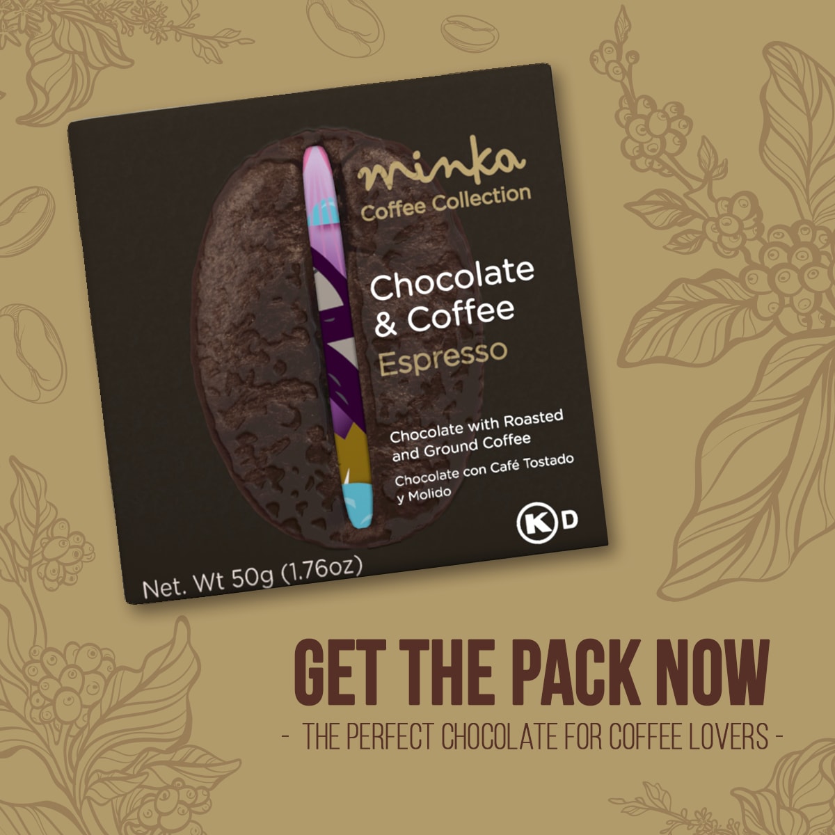 Organic Chocolate Bar - Espresso - Coffee Collection