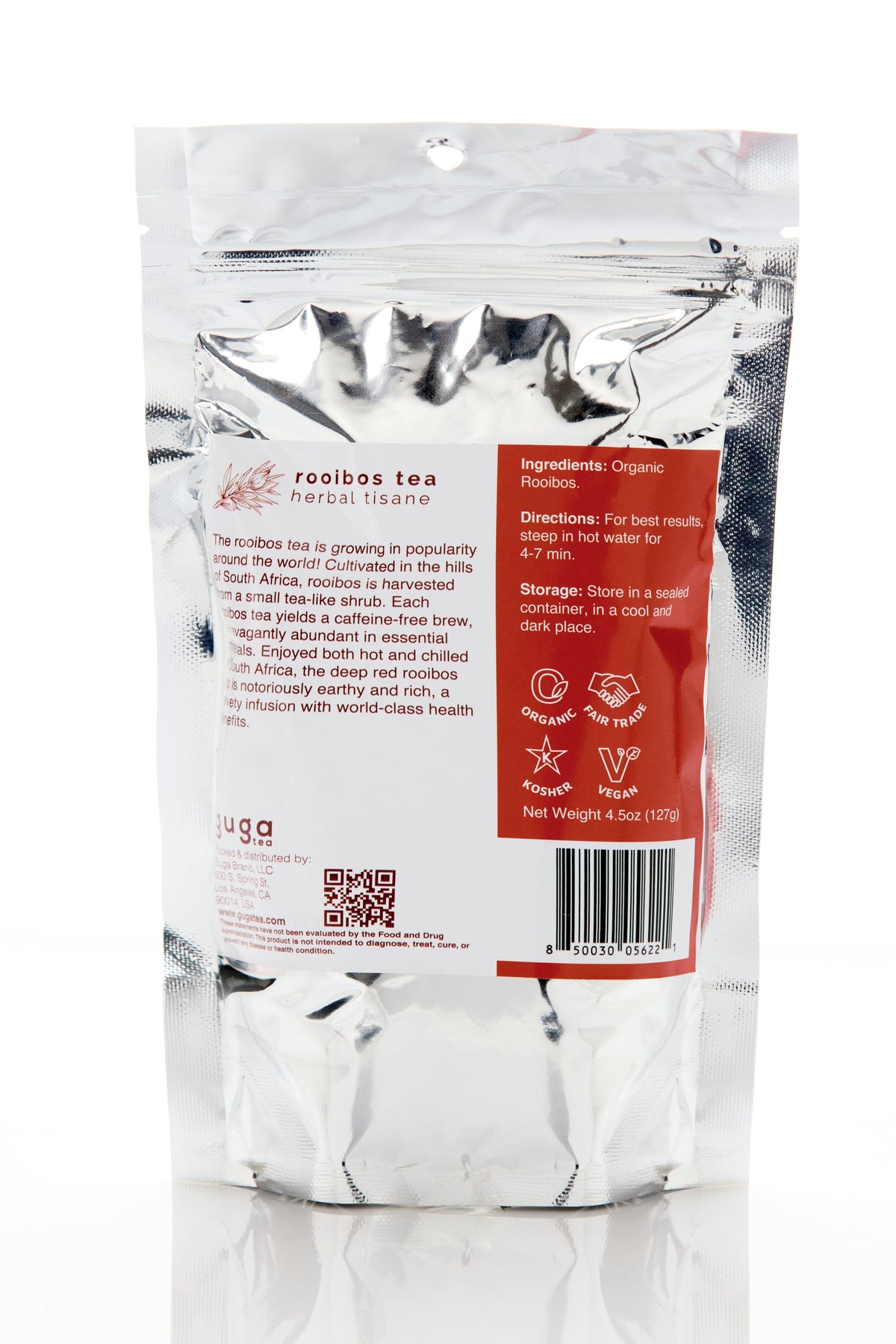 Rooibos Tea - Loose Leaf - Certified Organic 00850030056221