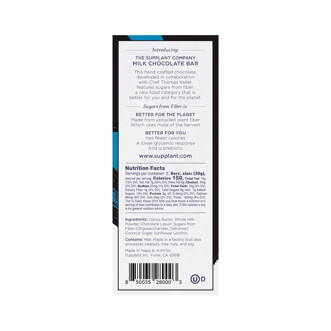 Supplant Chocolate Bar, 2.1oz 850035280003