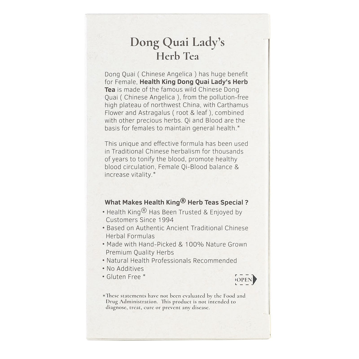 Dong Quai Lady`s Herb Tea