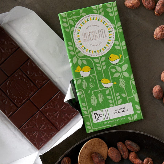Xocolatl Small Batch Chocolate Nicaragua 72%