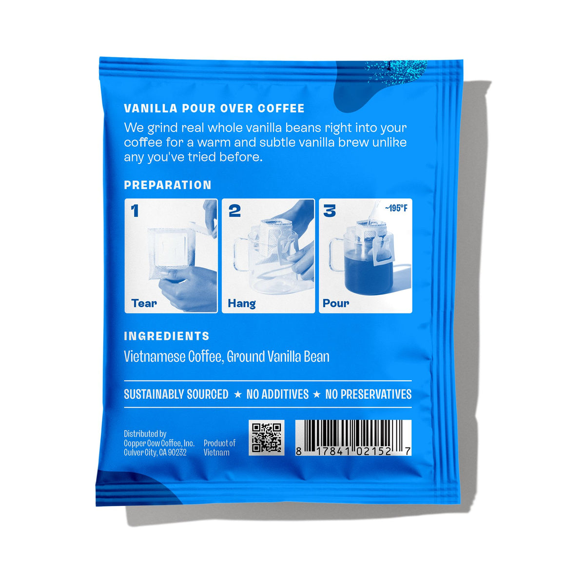 Single Serve Pour Over Coffee 12ct C-VANILLA-8
